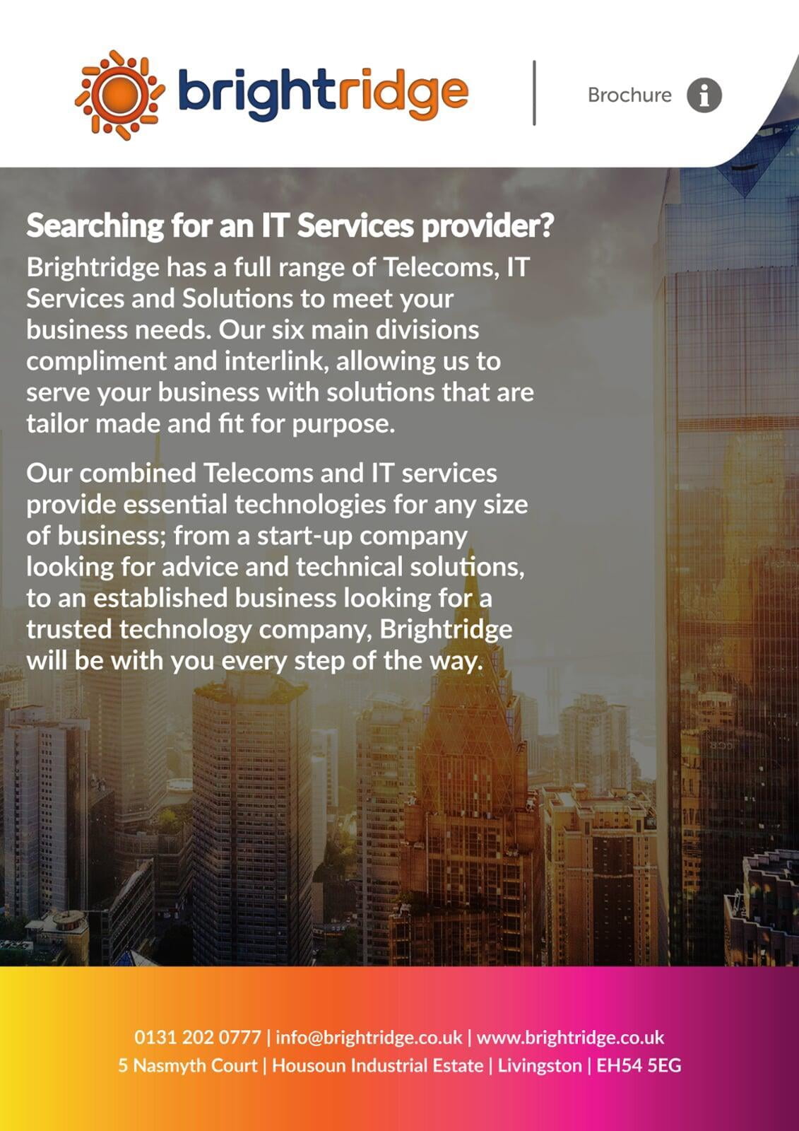 IT Services Brochure